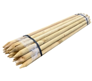 balení 15ks Kůl borový 120cm ø4 impregnovaný